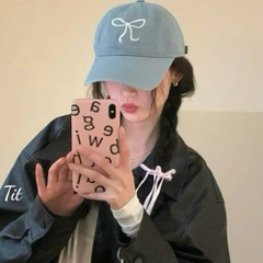Mũ Lưỡi Trai Nửa Đầu Thêu Nơ 17514