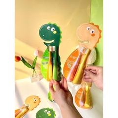 Set 2 Bót Đánh Răng khủng Long Cho Bé 3-12 Tuổi Cho 16873
