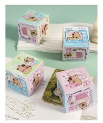 Khối Rubik 3 Mặt ( 5.5 x 5.5cm) Hoạt Hình Đủ Mẫu 15759