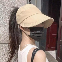 Mũ Chống Nắng Nửa Đầu Korea Trơn Quai Gài 17560