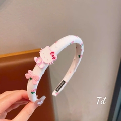 Cài Tóc Bờm Xốp Hoạ Tiết Trẻ Em Đính Charm Cute 1.5cm 17716