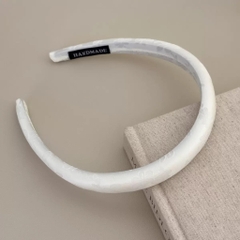 Cài Tóc Xốp Bóng Bản 1.5cm Vải Thêu Hoa 16349