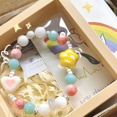 Hộp Nhựa Mặt Nilong Vòng Tay Chuỗi Hạt Đục Thời Trang 15598