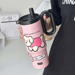 Bình Nước Giữ Nhiệt Quai Cầm Lucky Chain 720ML 15506