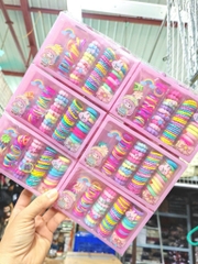Set Hộp Cột Kẹp Tóc Happy Day Cute Cho Bé 17618