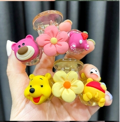 Kẹp Tóc Càng Cua Nhỏ Trong Suốt Đính Charm 10424