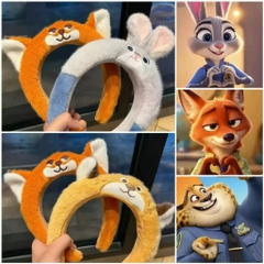 Cài Tóc Gấu Bông Zootopia Nick & Judy 16472