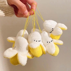 Móc Khóa Gấu Bông Trái Chuối Vàng Lột Vỏ 16110