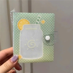 Sổ Album Bìa Dẻo Trong Suốt Nút Gài 36 Ảnh 6*9cm 15383