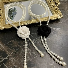 Dây Thắt Lưng Ngọc Trai Hoa Trà Thời Trang 15675