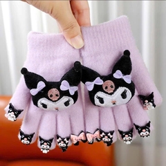 Găng Tay Len Giữ Ấm Đính Charm Hoạt Hình Cho Bé Cute 16647
