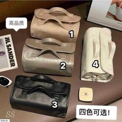 Túi Da Đựng Đồ Trang Điểm 4 Ngăn Cuộn Tròn Tháo Rời 17301