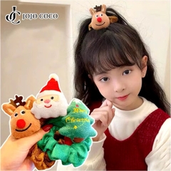 Cột Tóc Vải Nhung Lông Mịn Noel Giáng Sinh 16307