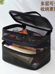 Túi Lưới Đựng Mỹ Phẩm Makeup 2 Tầng 17843