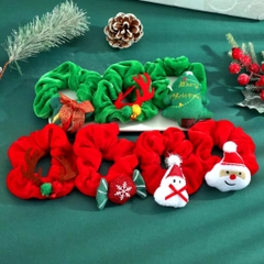 Cột Tóc Vải Nhung Lông Mịn Noel Giáng Sinh 16307