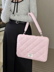 Túi Vải Quai Xách Đựng Laptop Thêu Nơ Xinh 16664