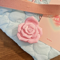 Kẹp Tóc Nhựa Kiểu Dáng Hoa Hồng 13011