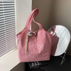 Túi Tote Đeo Vai 2 Mặt Kitty Caro Đỏ 17847
