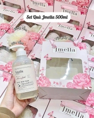 Set Sữa Tắm JMELLA Siêu Thơm Kèm Bông Tắm 17089