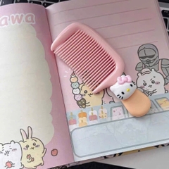 Lược Chải Tóc Cầm Tay Mini Que Kem Đính Charm 16693