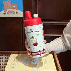 Bình Giữ Nhiệt Vacuum Cup 600ml Đủ mẫu Kèm Quai Dẻo 17577