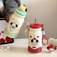 Bình Giữ Nhiệt THERMOS Nắp Charm Thú Dẻo Kèm Móc Dây 17562