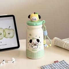 Bình Giữ Nhiệt THERMOS Nắp Charm Thú Dẻo Kèm Móc Dây 17562