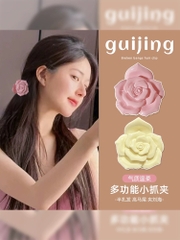 Kẹp Tóc Nhựa Kiểu Dáng Hoa Hồng 13011