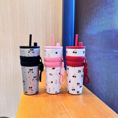 Ly Giữ Nhiệt Nắp Nhựa 710Ml Có Quai Xách 15325