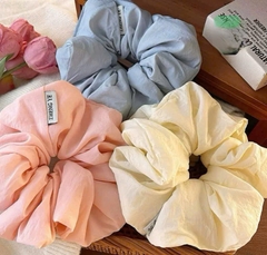 Cột Tóc Vải Scrunchies Voan Bóng Trơn FMDREA 16679