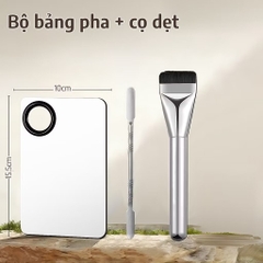 Bộ Dụng Cụ Inox Trộn, Tán Kem Nền Kèm Thìa Trộn - Lớn 16259