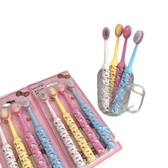 Set 4 Bàn Chải Đánh Răng Hello Kitty KAMENGSI 16710