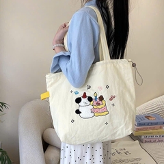 Túi Tote Thêu Nổi Dây Rút Hàng Đẹp 17500