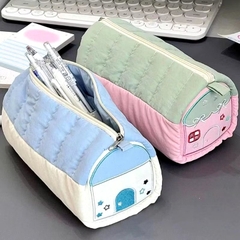 Túi Đựng Bút Vải Hình Ngôi Nhà Phối 2 Màu Cute 15231