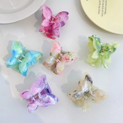 Kẹp Tóc Bướm Màu Xà Cừ 6.5*6.5cm Thời Trang 12822