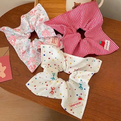 Cột Tóc Vải Scrunchies Vải Dạng Vuông Đủ Mẫu 15345