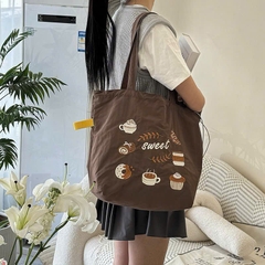 Túi Tote Thêu Nổi Dây Rút Hàng Đẹp 17500