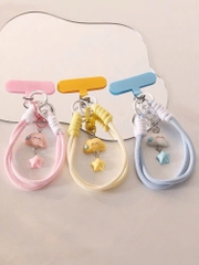 Dây Đeo Điện Thoại Dây Dù Bện Kèm Charm Cute 16408