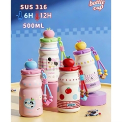 Bình Giữ Nhiệt VOGUE Nắp Quả Táo 500ml 17326