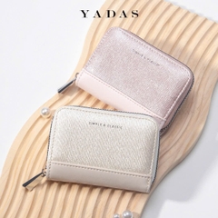 Ví Nữ Ngắn Nhiều Ngăn Da Đẹp Óng Ánh Simple & Classic 15498