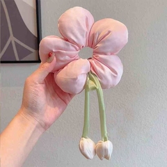 Cột Tóc Hình Bông Hoa Kiểu Phao Loại Lớn Đính Hoa Tulip 15478