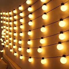 Dây Đèn 20 Bóng Tròn Trắng 5M 16655