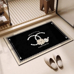 Thảm Lau Chân Chống Trượt Họa Tiết Thương Hiệu 16105