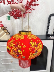 Đèn Lồng Cầu Nhung To Đẹp 60Cm 16656