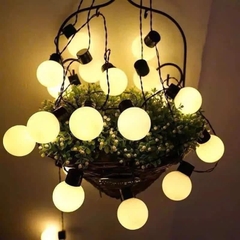 Dây Đèn 20 Bóng Tròn Trắng 5M 16655