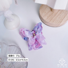 Kẹp Tóc Bướm Màu Xà Cừ 6.5*6.5cm Thời Trang 12822