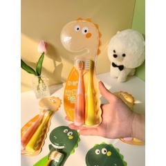 Set 2 Bót Đánh Răng khủng Long Cho Bé 3-12 Tuổi Cho 16873