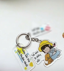 Móc Khoá Mica Chibi Hoạt Hình Cute 17295