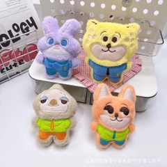 Móc Khoá Gấu Bông Zootopia Nick & Judy 16471