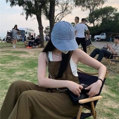 Mũ Bucket Chống Nắng Dây Rút Trơn Viền To Bè 15491